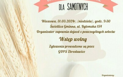 Zdjęcie do Śniadanie Wielkanocne dla samotnych w Wieszowie 