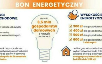 Zdjęcie do Od dziś można składać wnioski o wypłatę bonu energetycznego