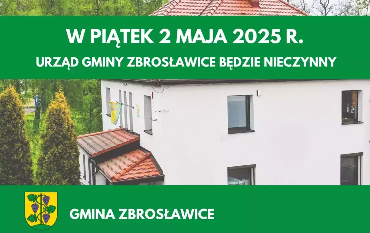 Zdjęcie do Urząd nieczynny 2 maja