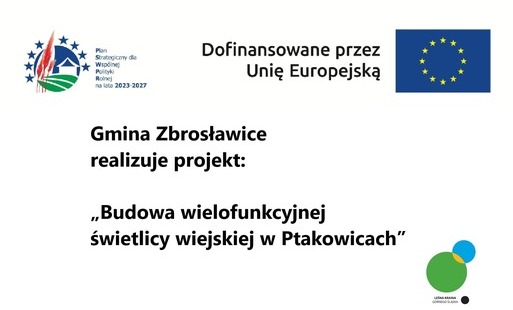 Zdjęcie do Budowa wielofunkcyjnej świetlicy wiejskiej w Ptakowicach